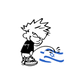 Calvin Sticker